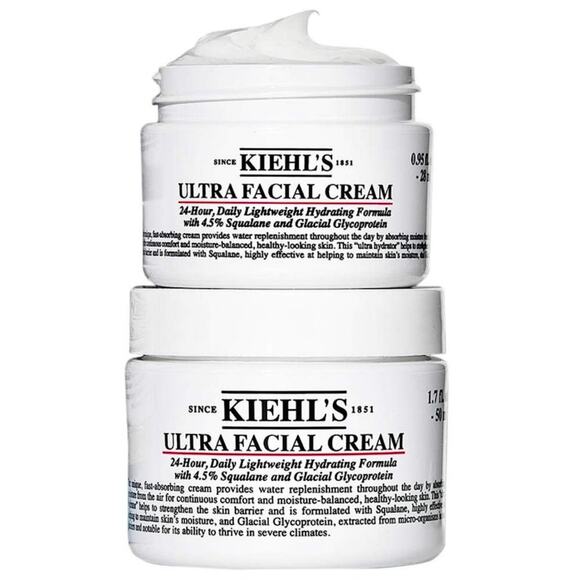 KIEHLS 2 PC NEW Ultra Facial Cream Squalane Hydrating Moisturizer – 50ml + 28ml - Picture 13 of 13
